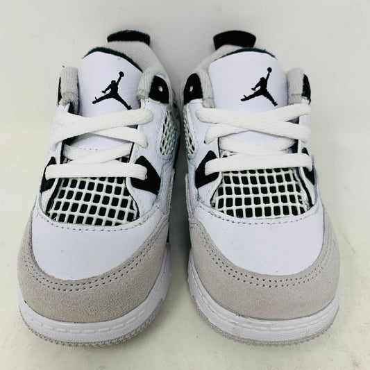 Jordan 4 Retro Military Black toddler sneakers, brand new, 2022 model.