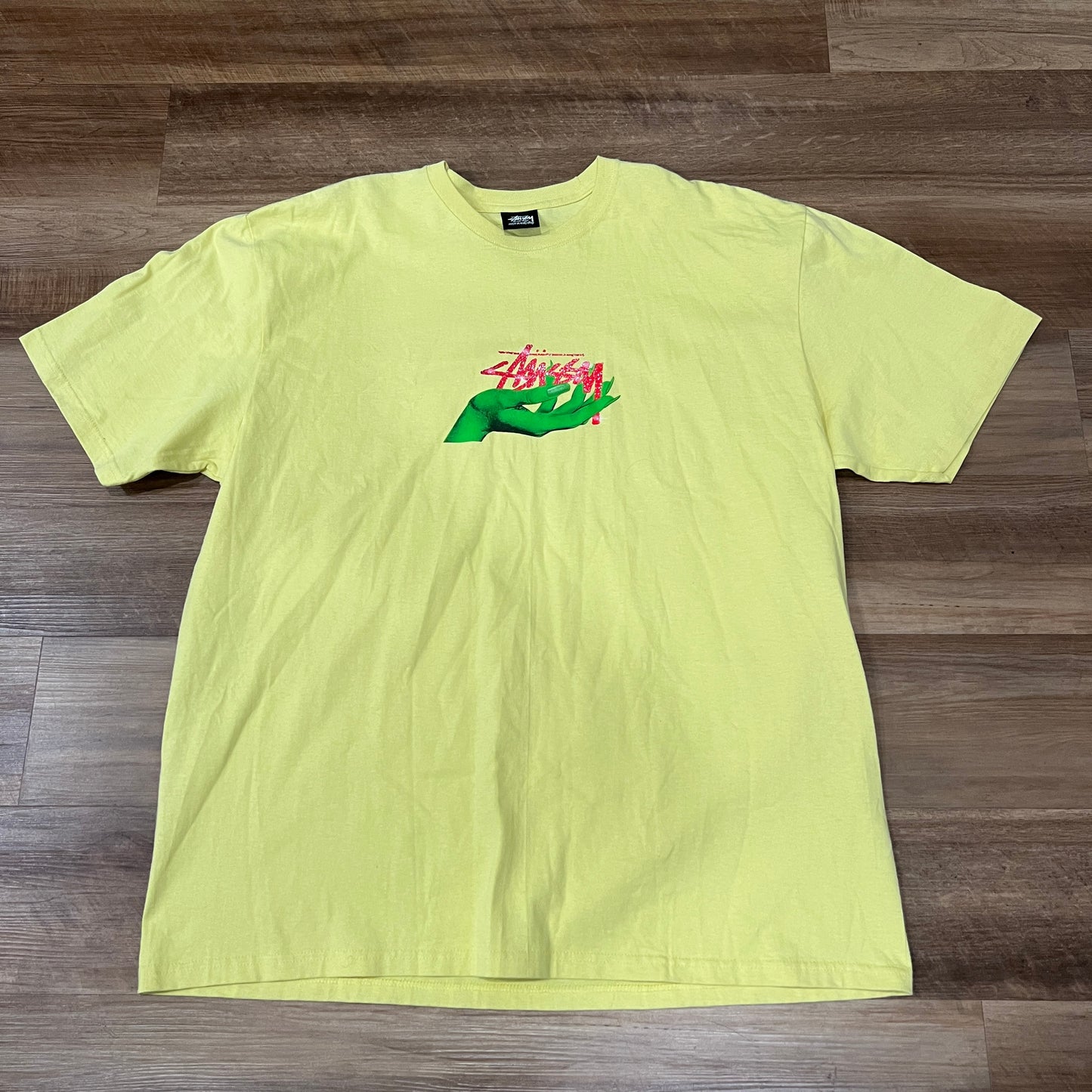 Stussy Oz Tee Yellow