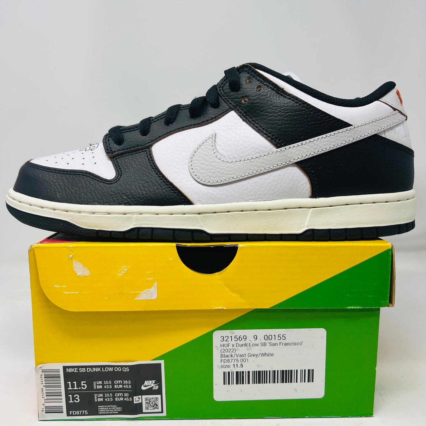 Nike SB Dunk Low HUF San Francisco