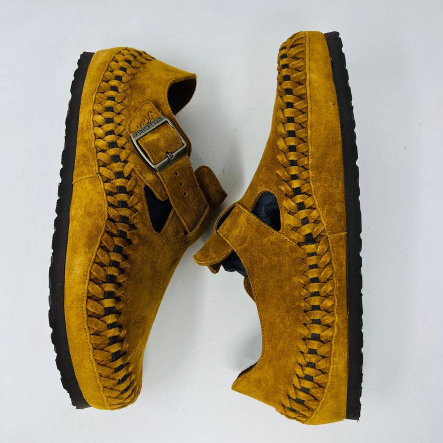 Birkenstock London Braided Shearling Kith Mink