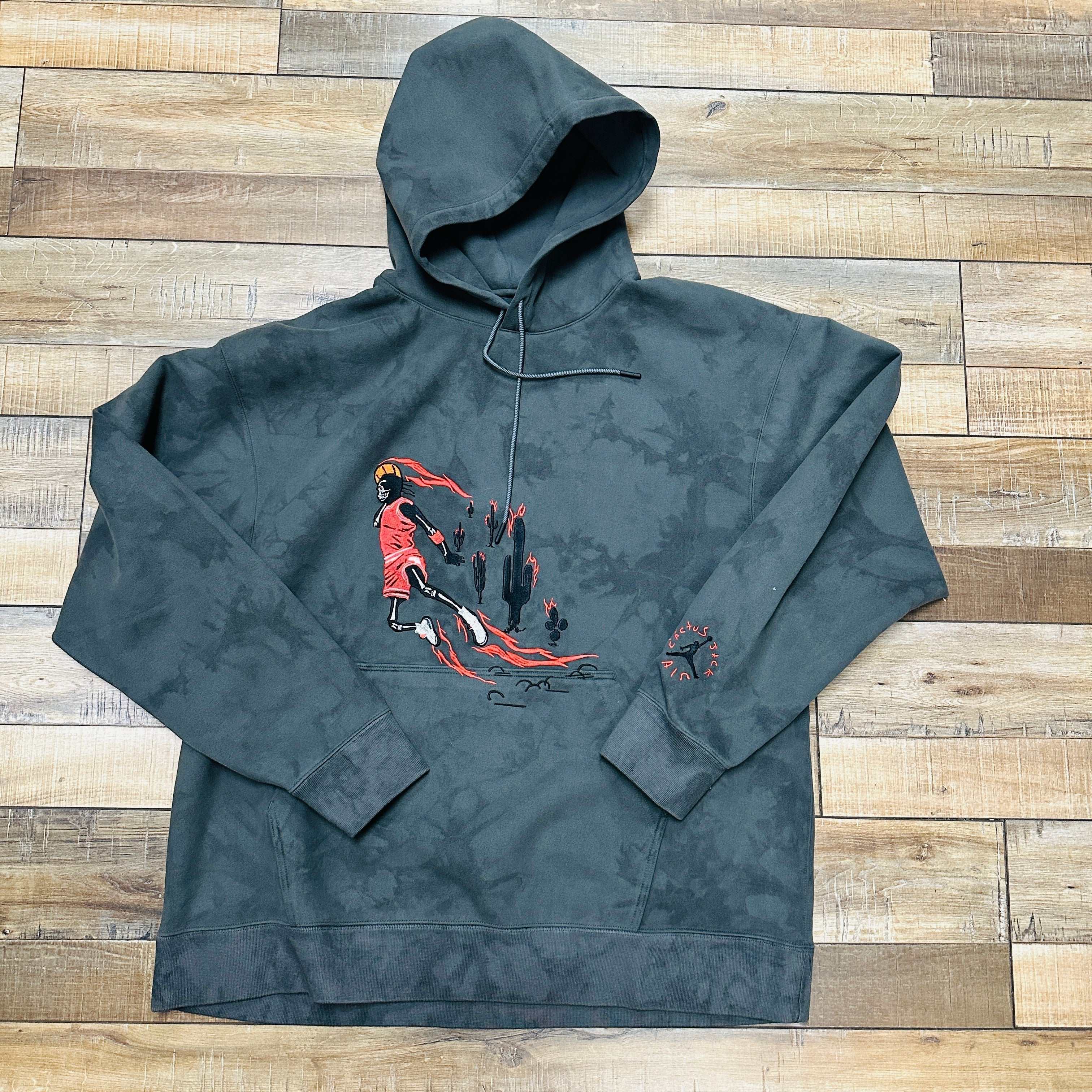 travis scott washed suede hoodie