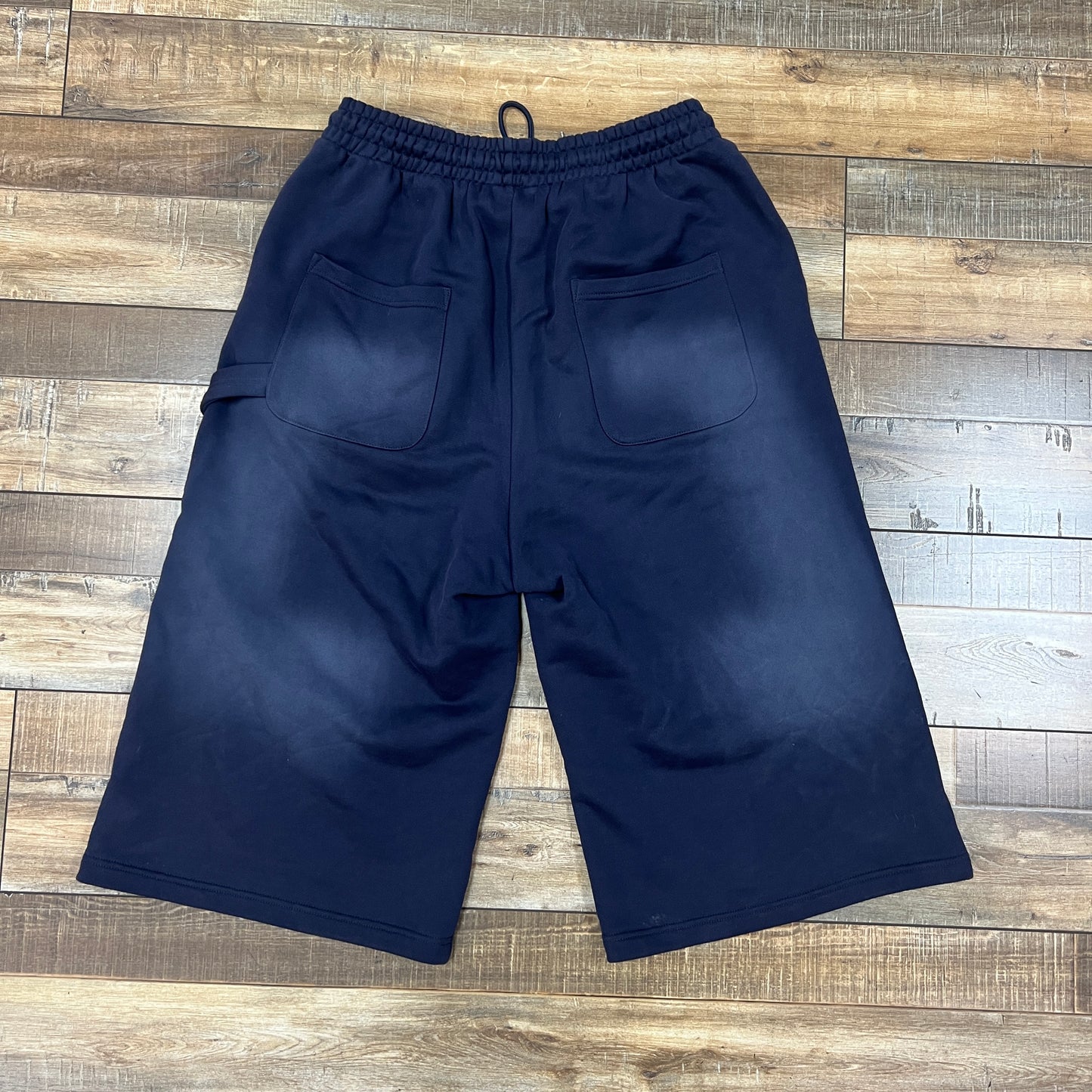 Happy Memories Dont Die 3/4 Navy Sweat Shorts