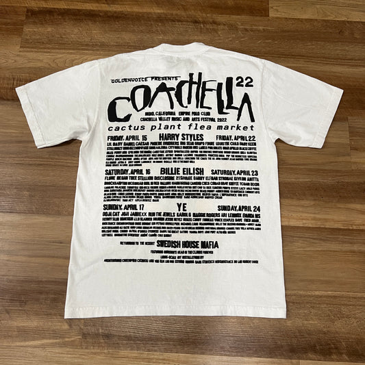 Cactus Plant Flea Market (CPFM) x Coachella 2022 Weekend 1 T-Shirt White