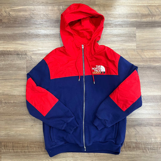 Gucci x The North Face Zip Jacket Blue/Red