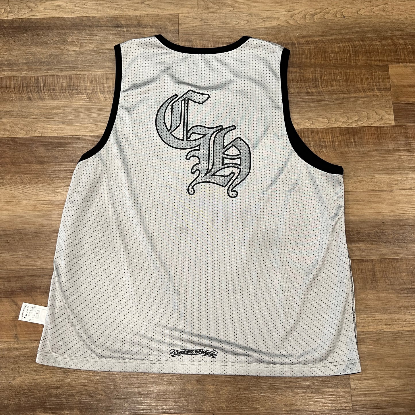 Chrome Hearts Sports Mesh Reversible Basketball Jersey Black