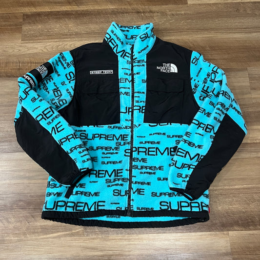 Supreme The North Face Steep Tech Fleece Jacket Teal