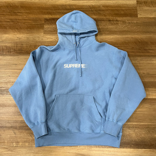 Supreme Motion Logo Hooded Sweatshirt (SS23) Light Blue