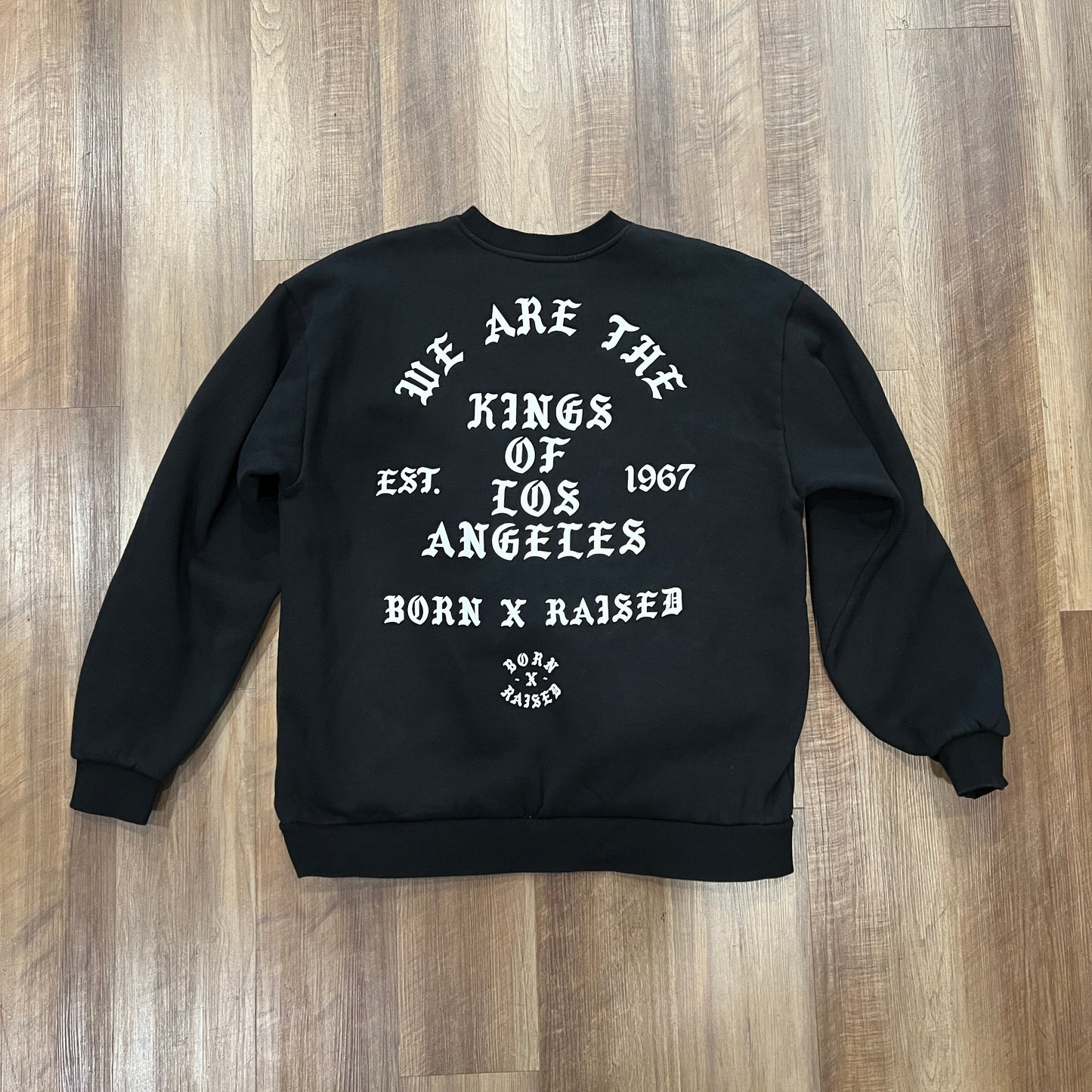 BORN X RAISED LA KINGS CREWNECK