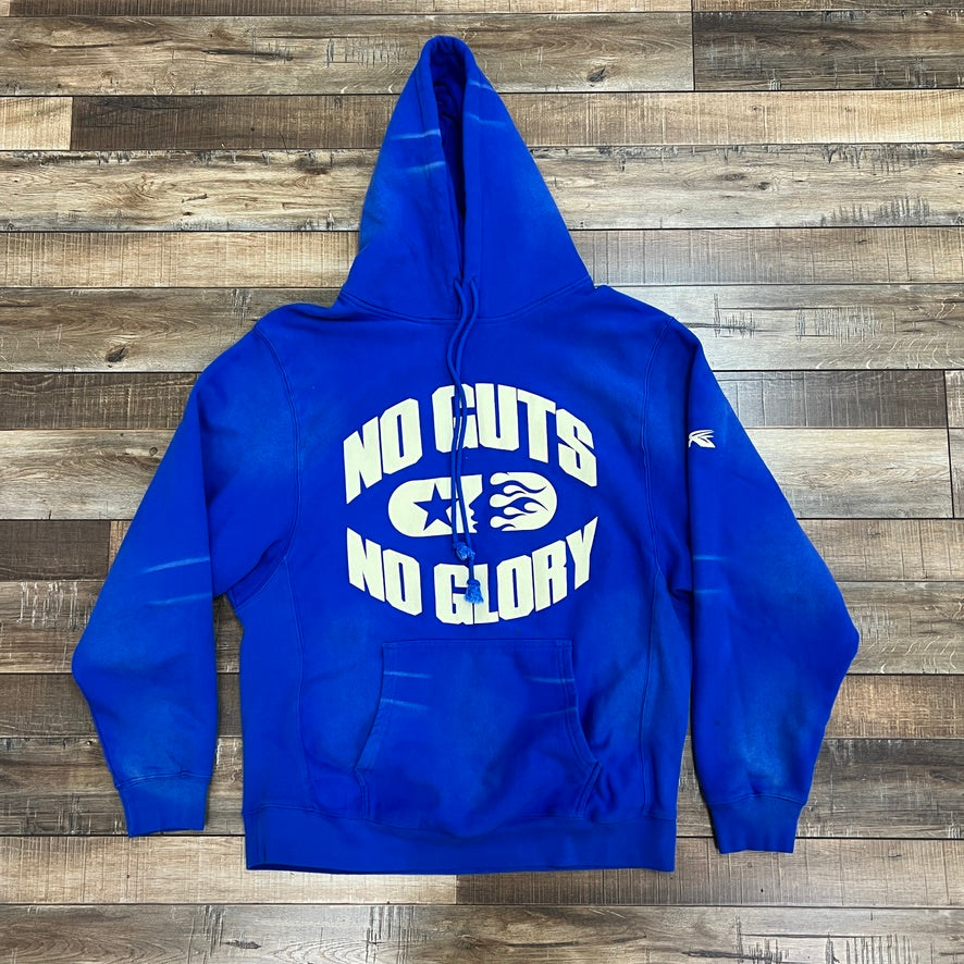 Hellstar No Guts No Glory! Hoodie Hoodie Blue
