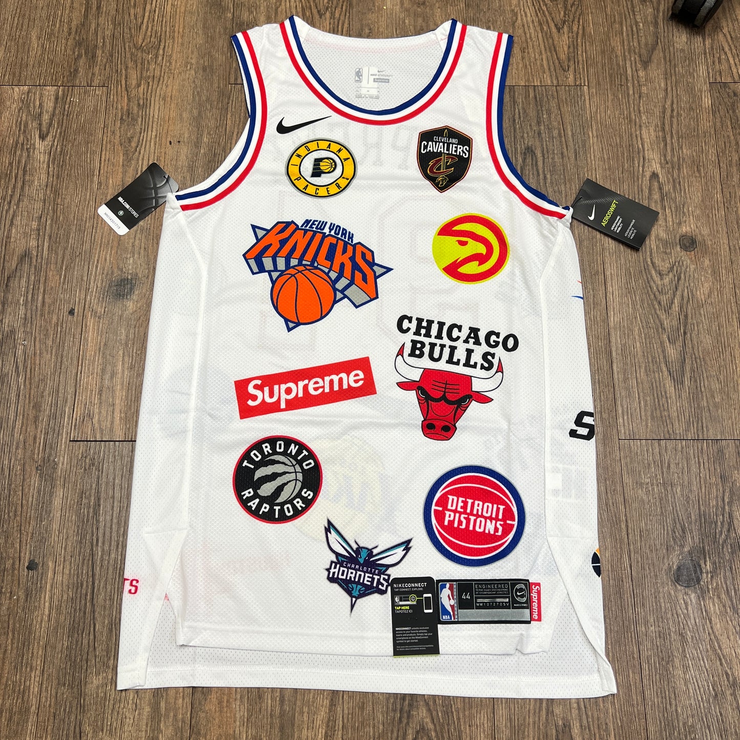 Supreme Nike/NBA Teams Authentic Jersey White