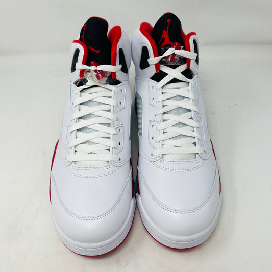 Jordan 5 Retro Fire Red Black Tongue (2025)