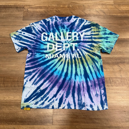 GALLERY DEPT. Miami Souvenir Logo-Print Tie-Dyed T-Shirt