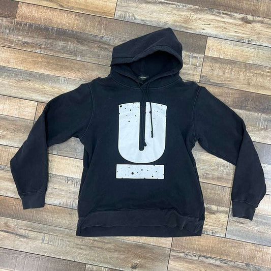 Black Undercover U Star Hoodie, size small, preowned condition.