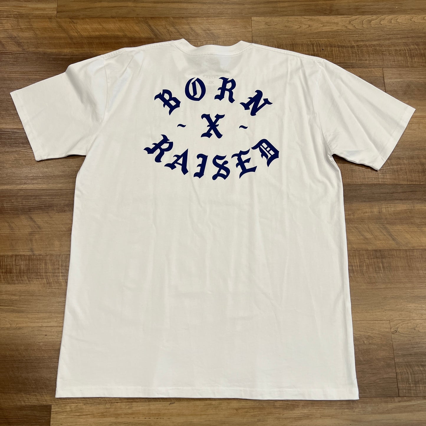 Born x Raised Rocker Tee White / Blue