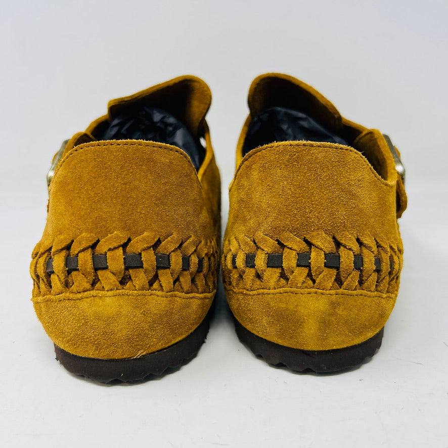 Birkenstock London Braided Shearling Kith Mink