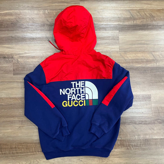 Gucci x The North Face Zip Jacket Blue/Red