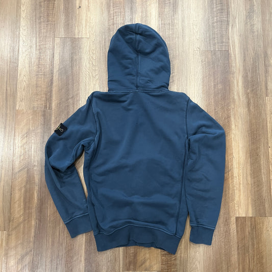 Stone Island Patch Hoodie 'Cobalt Blue'