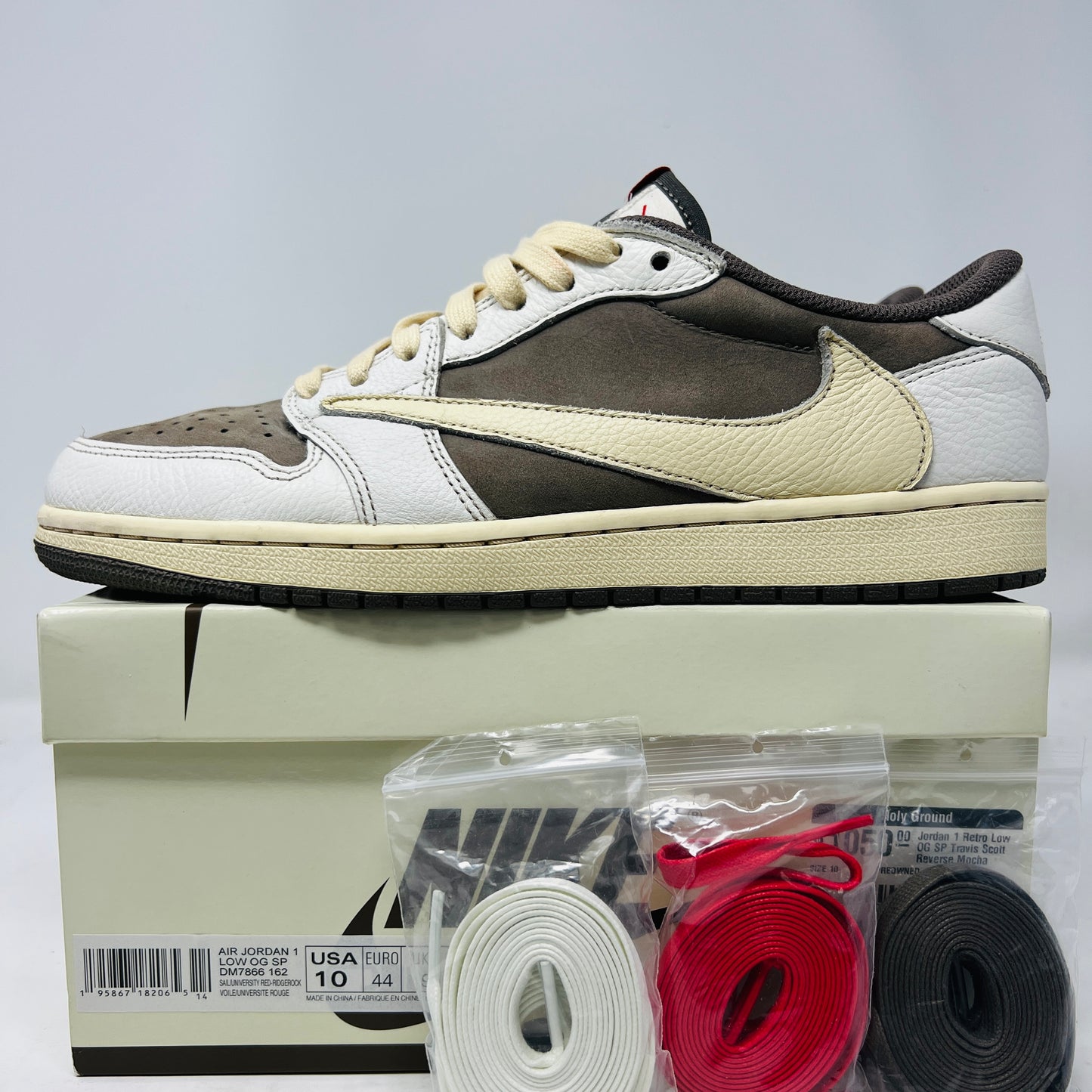 Jordan 1 Retro Low OG SP Travis Scott Reverse Mocha