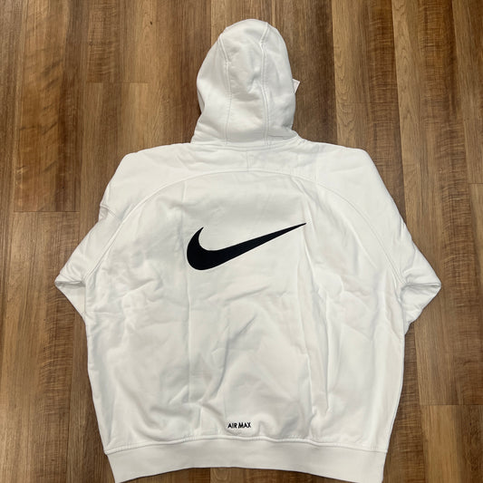 Supreme Nike Zip Up Hooded Sweatshirt White
