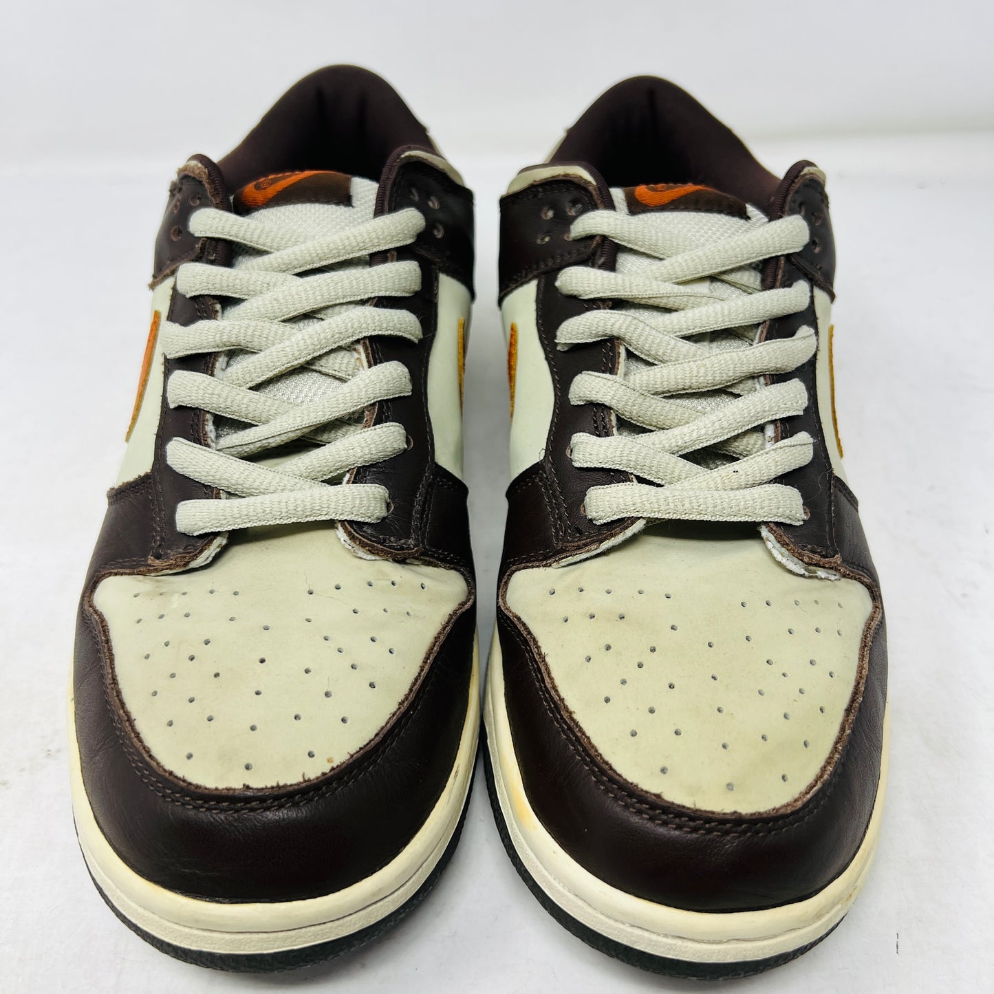 Nike Dunk Low Light Stone Mesa Orange sneaker on original box, condition 8.5/10, from 2002.