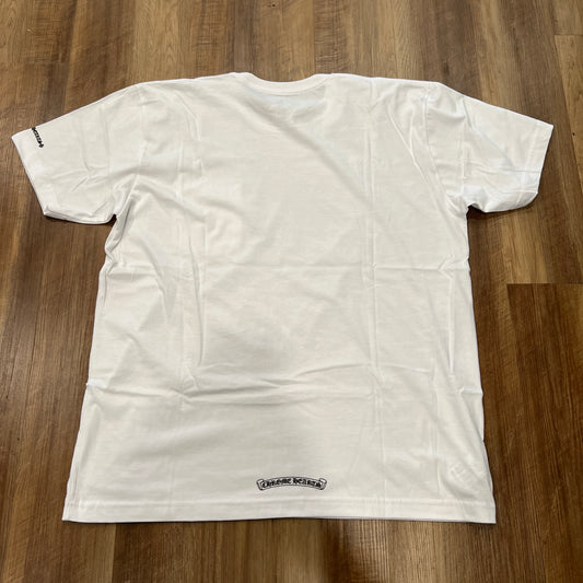 Chrome Hearts Love You Neck Logo Pocket Tee White
