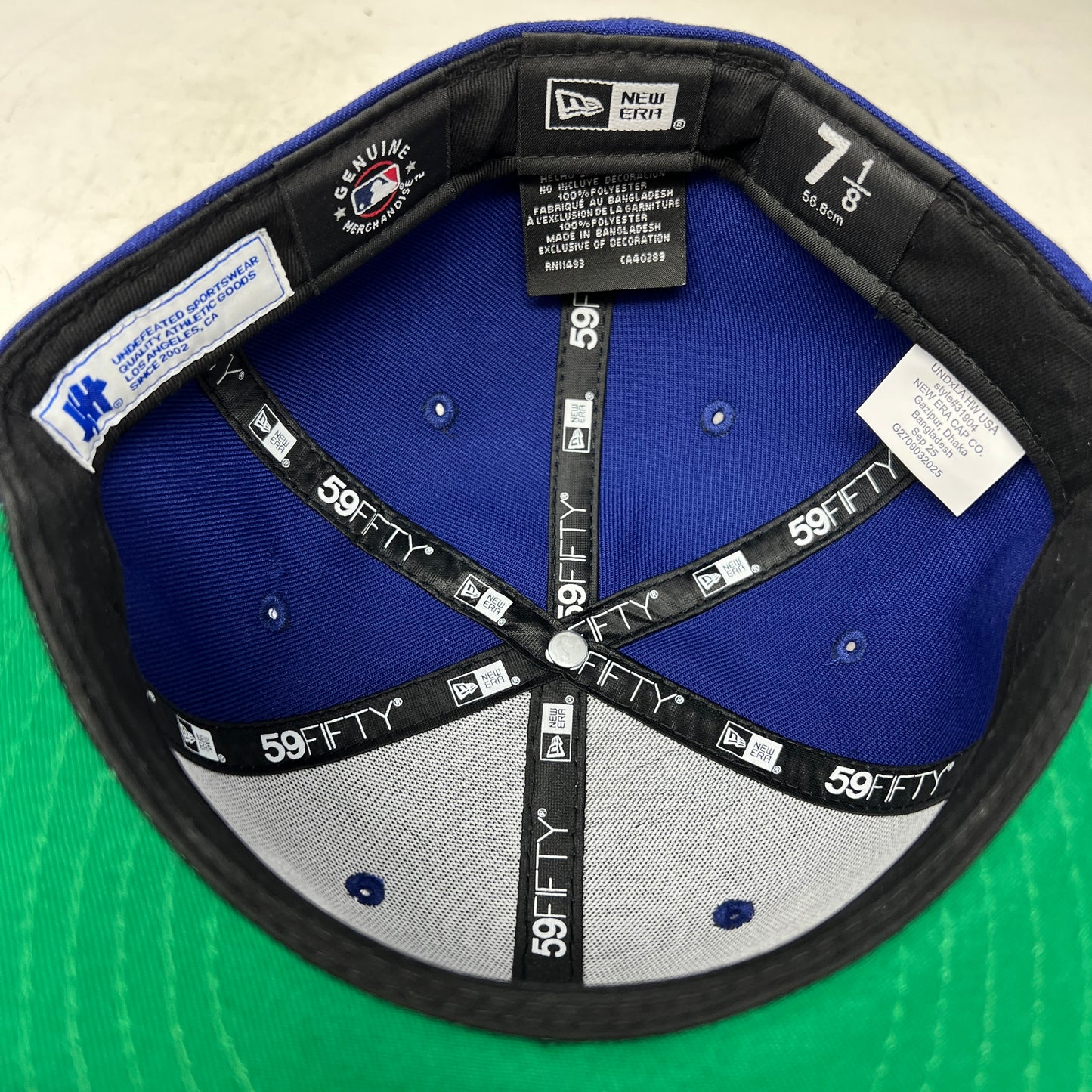 Los Angeles Dodgers New Era x Undefeated Royal Tally 59FIFTY Fitted Hat