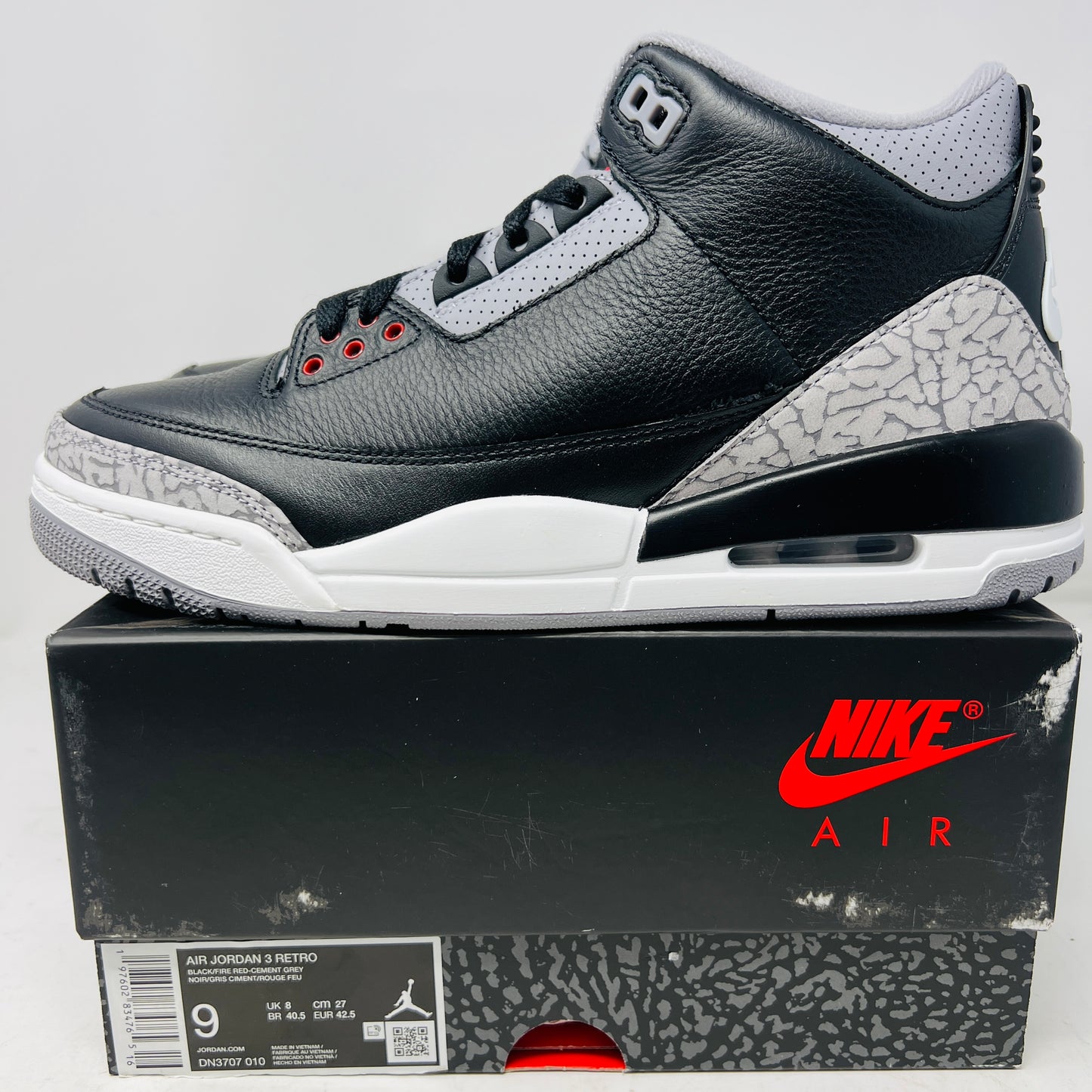 Jordan 3 Retro OG Black Cement (2024)
