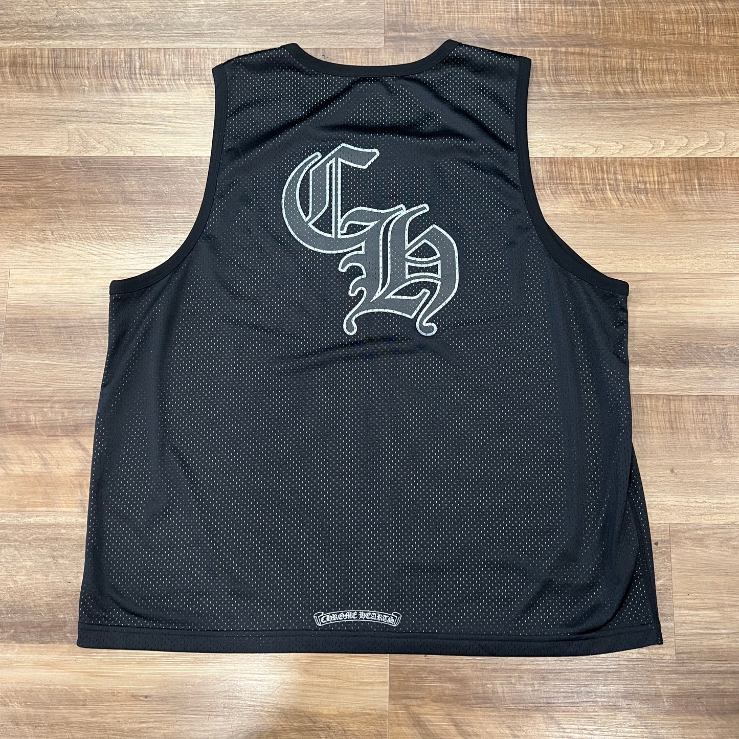 Chrome Hearts Sports Mesh Reversible Basketball Jersey Black