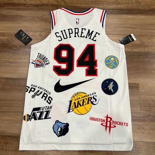 Supreme Nike/NBA Teams Authentic Jersey White