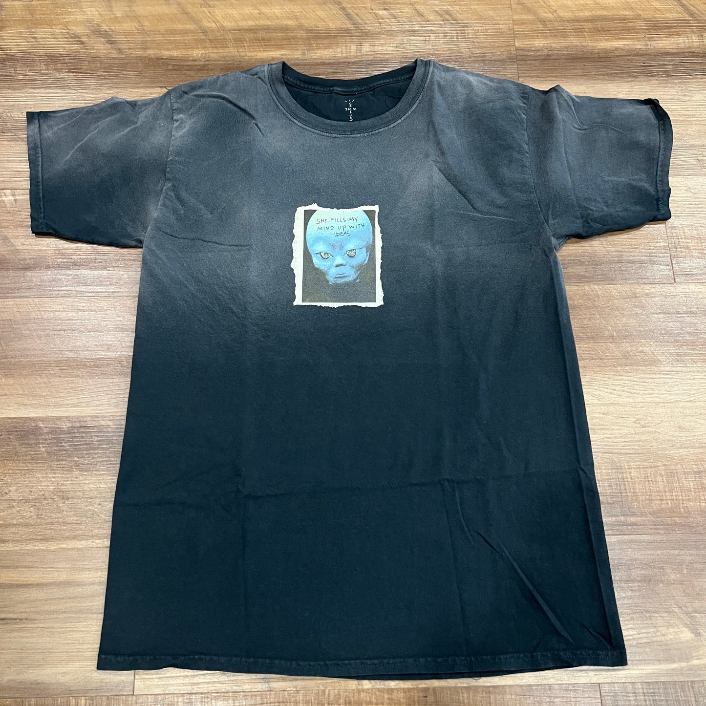 Travis Scott Highest In The Room Alien T Shirt Black