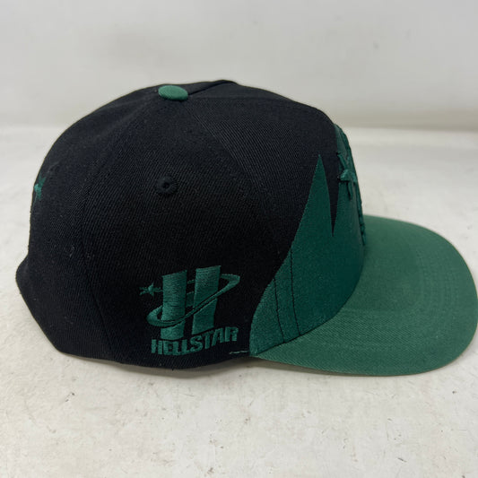 Hellstar Sharkteeth Snapback Hat Black/Green