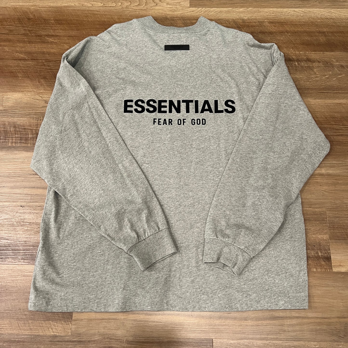 Fear Of God Essentials Long Sleeve Tee Dark Oatmeal