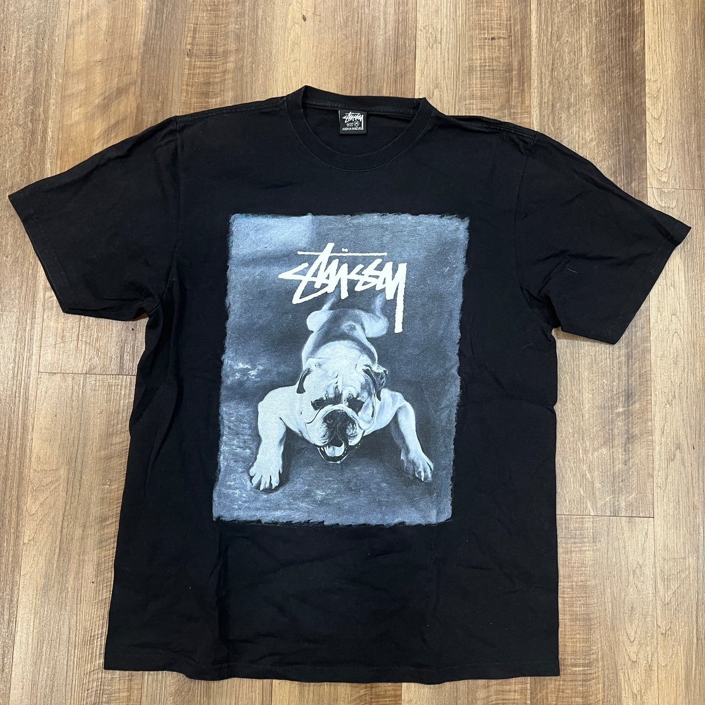 Stussy Stock Dog Tee Black