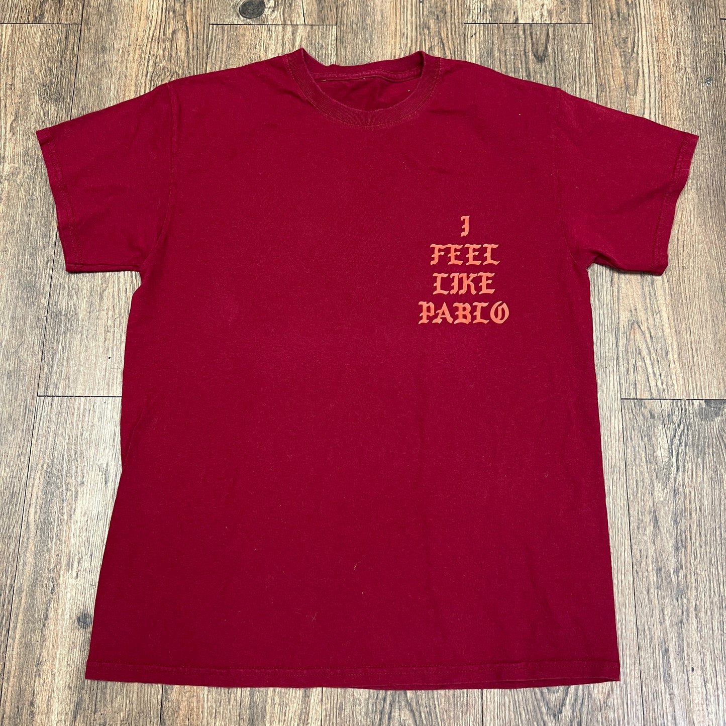 Kanye West The Life of Pablo T-shirt Burgundy