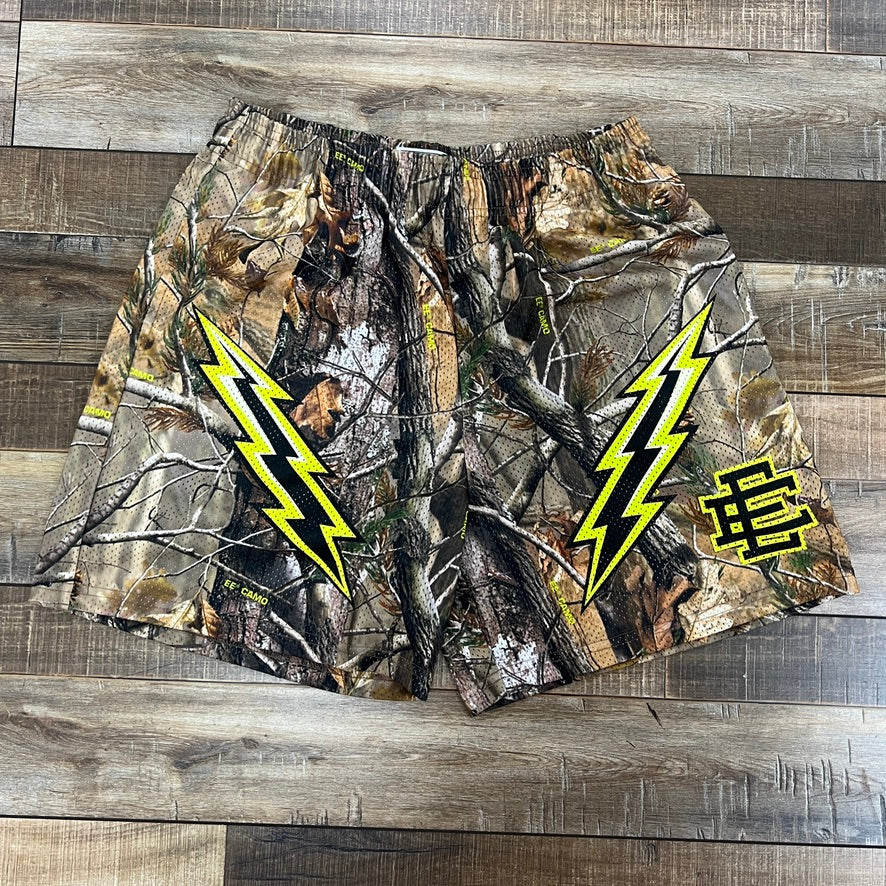Eric Emanuel EE Basic/Core Short Tree Camo/Black/Lime Bolt