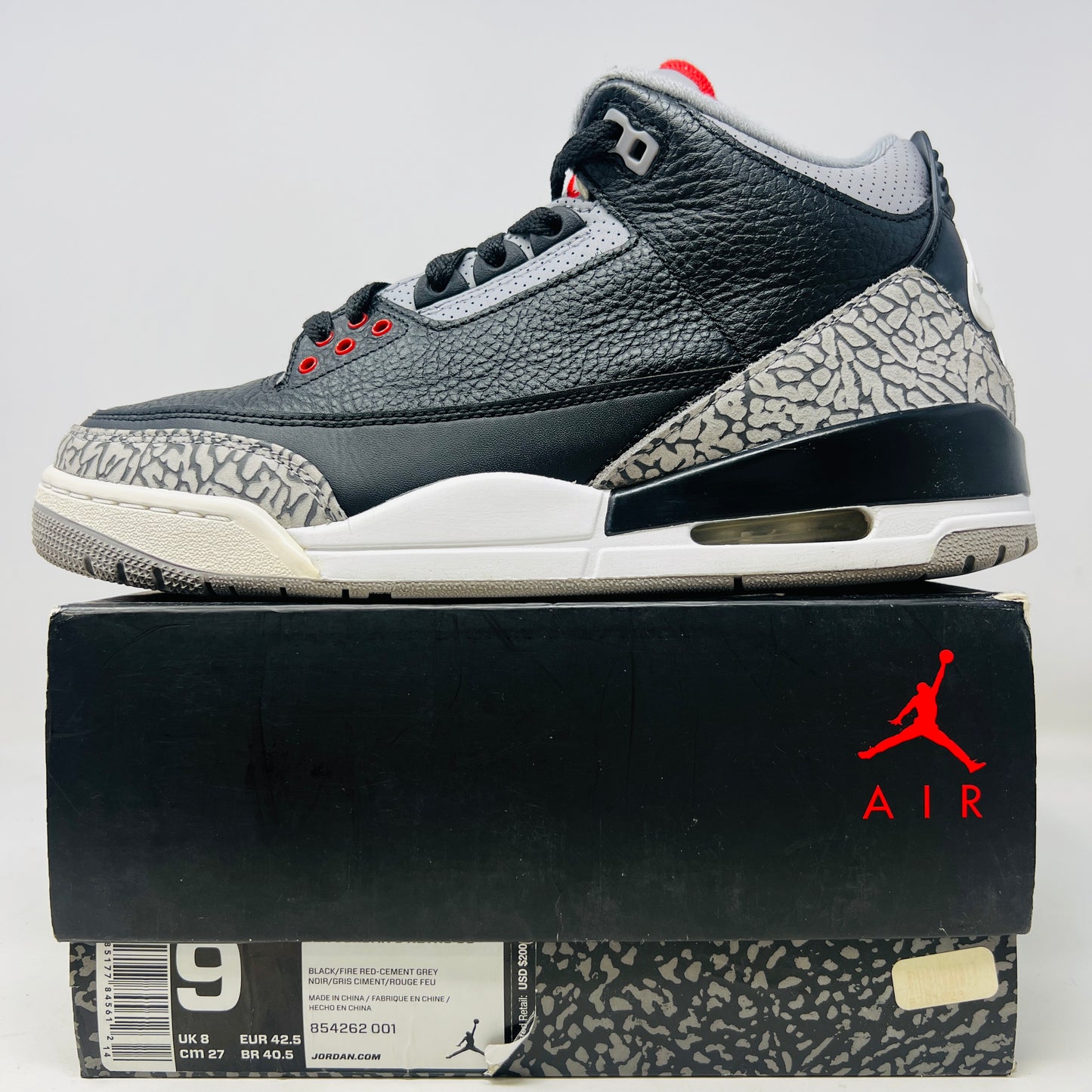 Jordan 3 Retro Black Cement (2018)