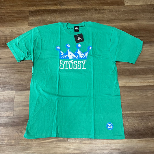 Nike × Stussy Stussy Nike Mountain Crown Tee Green