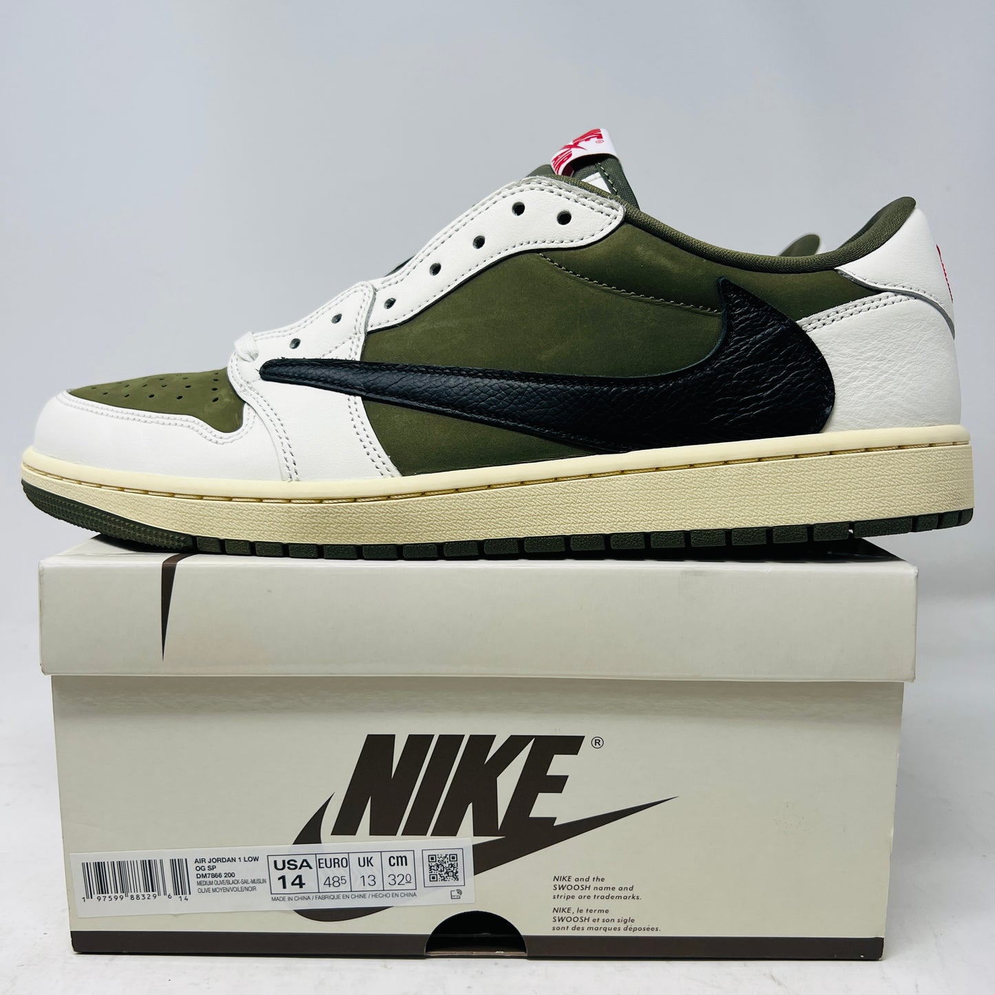 Jordan 1 Retro Low OG SP Travis Scott Medium Olive