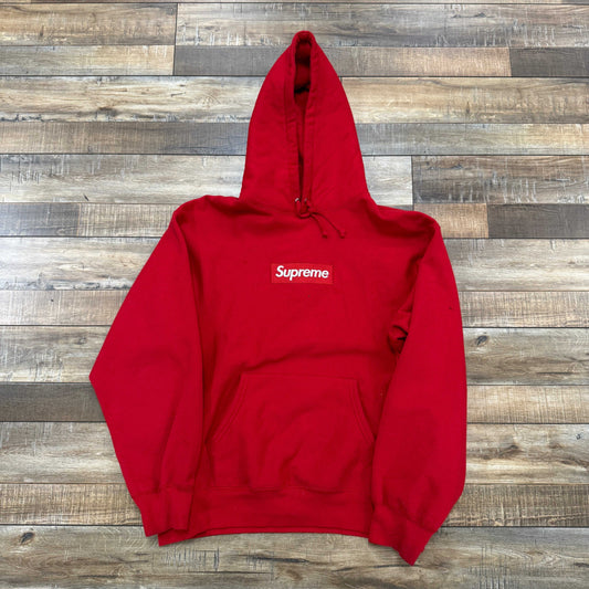 Supreme Box Logo Hooded Sweatshirt (FW23) Red