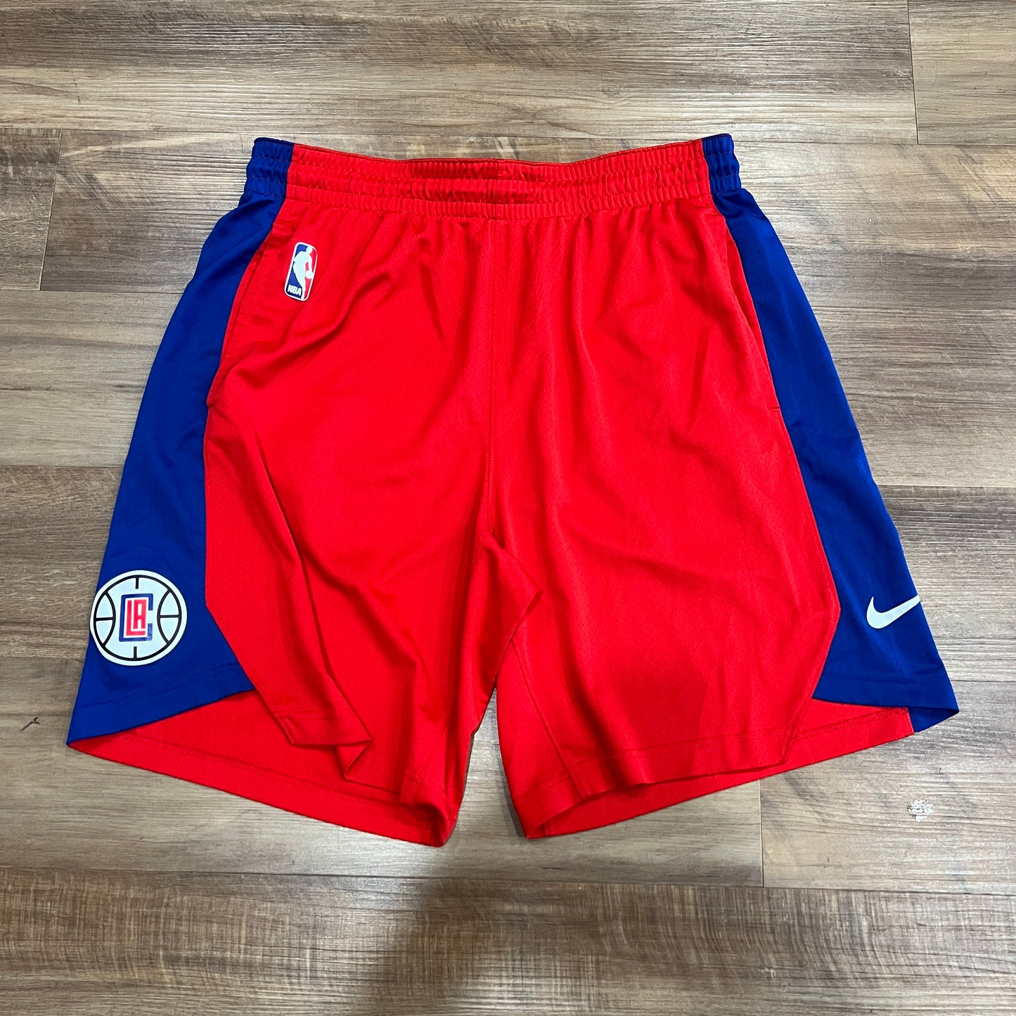 Nike Los Angeles Clippers Red Swingman Logo Shorts