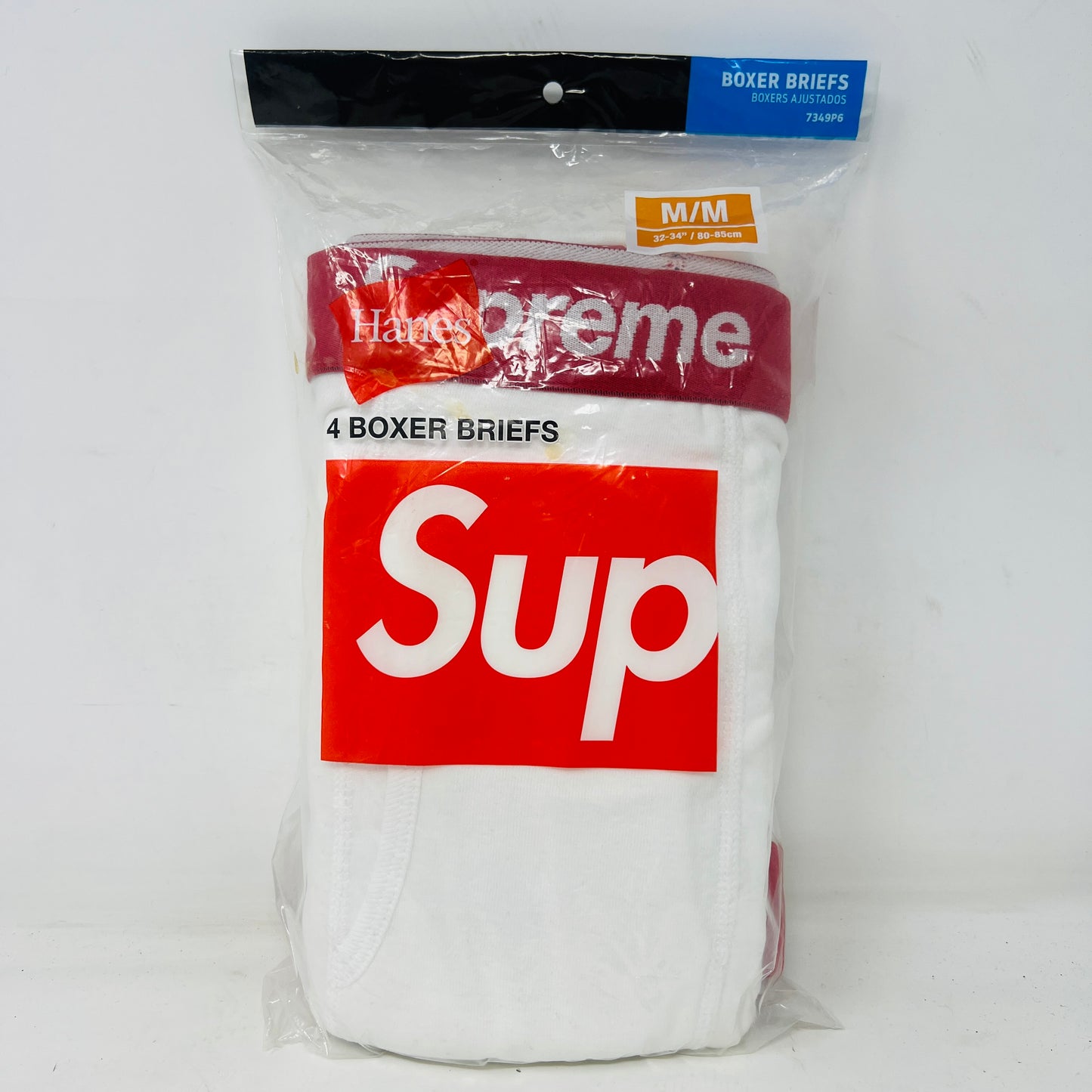Supreme x Hanes Boxer Briefs (4 Pack) White