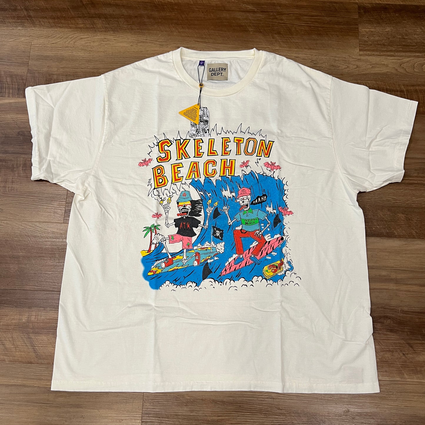 Gallery Dept. Skeleton Beach Surf Tee Archival White