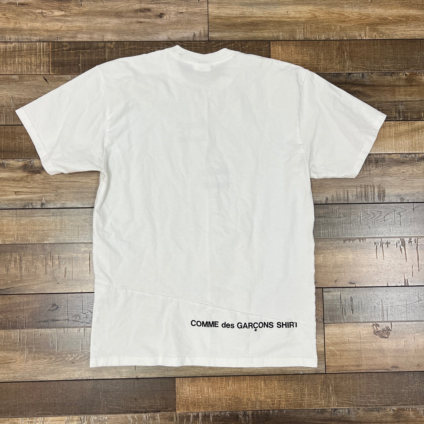 Supreme Comme des Garcons SHIRT Split Box Logo Tee White