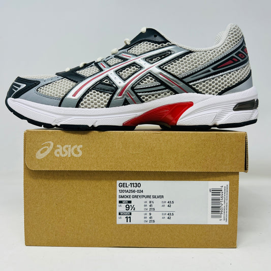 ASICS Gel-1130 Smoke Grey Pure Silver Red