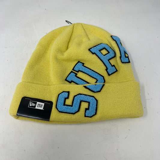 Supreme New Era Big Arc Beanie Light Yellow