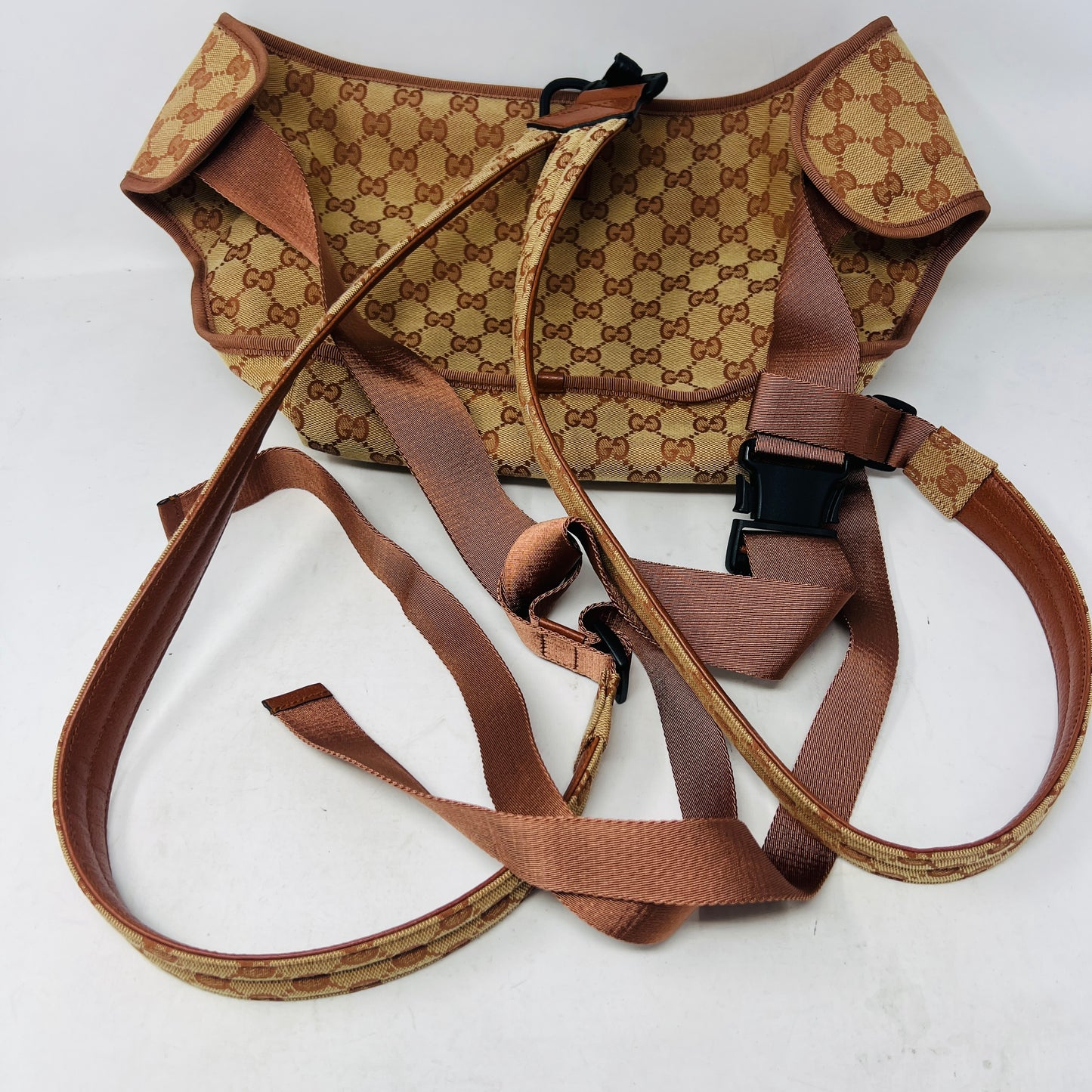 Gucci Canvas LA MLB Body Bag Backpack