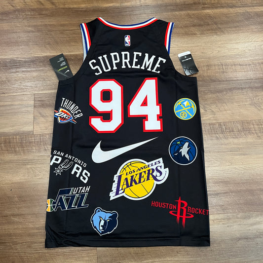Supreme Nike/NBA Teams Authentic Jersey Black