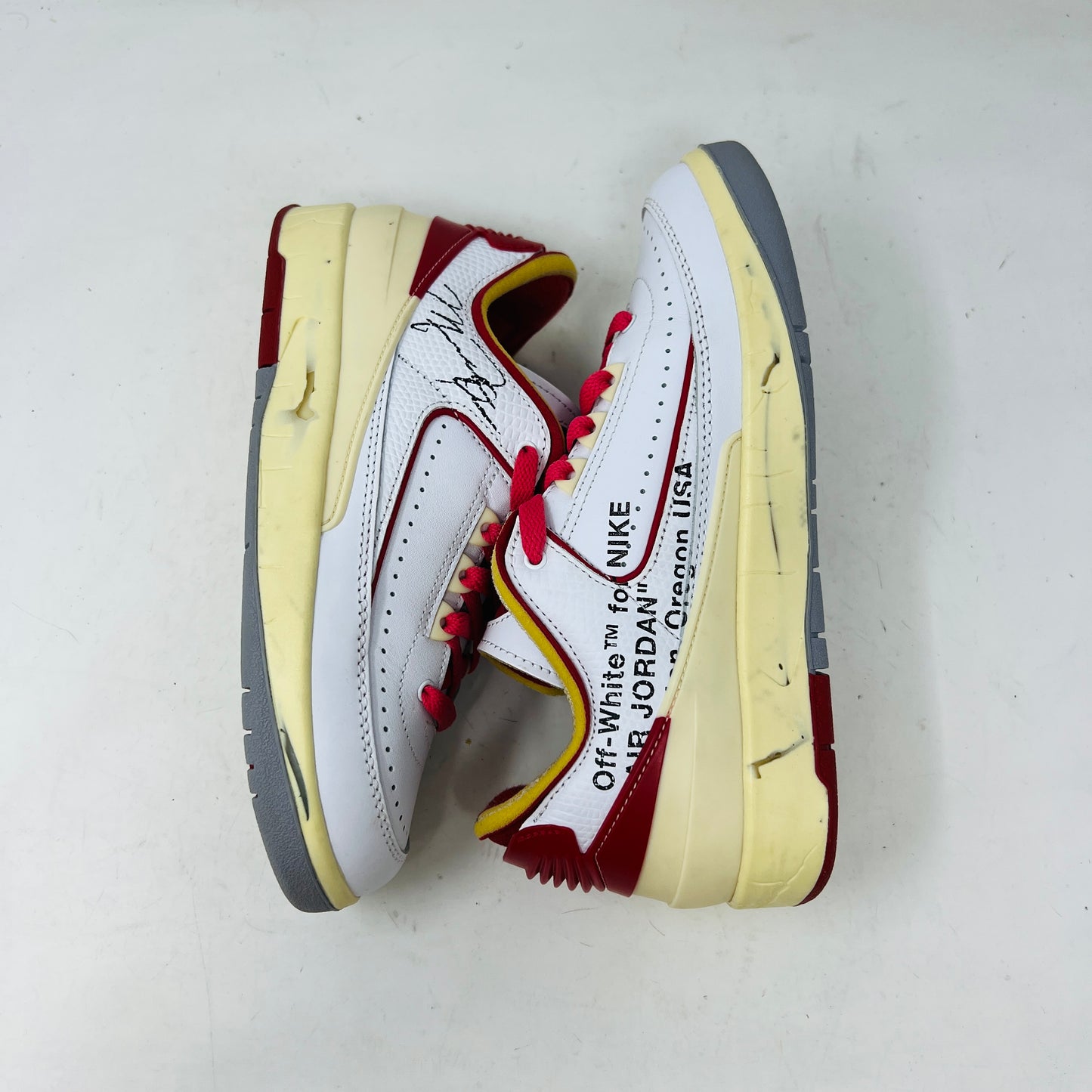 Jordan 2 Retro Low SP Off-White White Red
