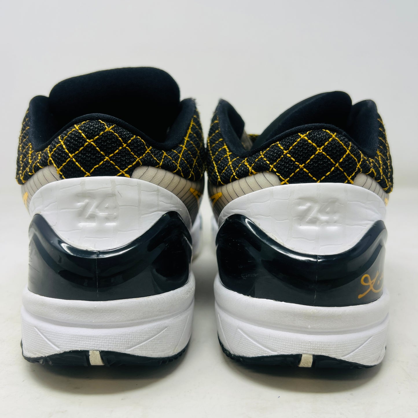 Nike Kobe 4 Protro White Black Del Sol