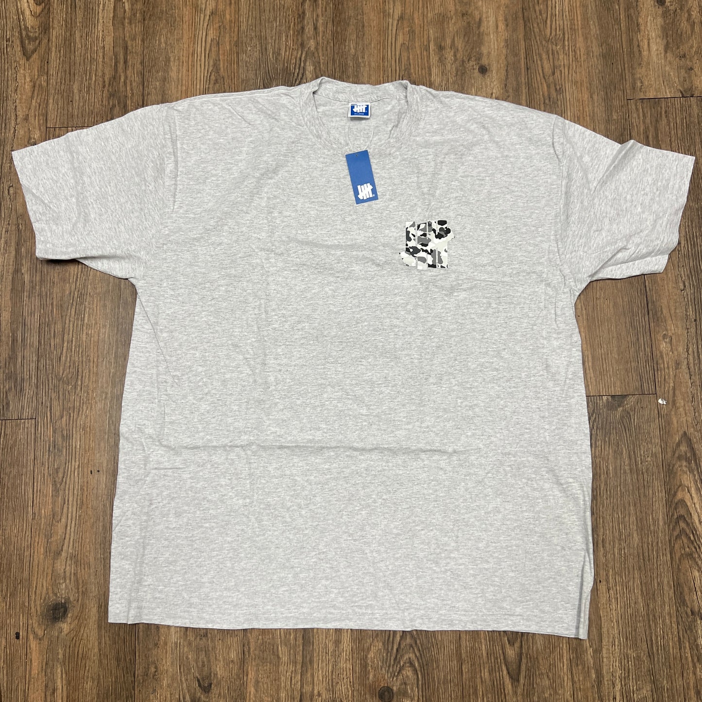 Undefeated Duck Camo Icon S/S Tee Heather Grey